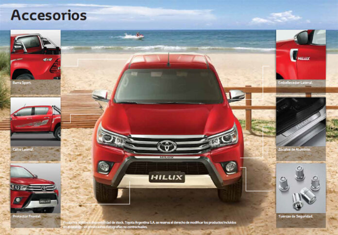 accesorios nueva hilux 1 1