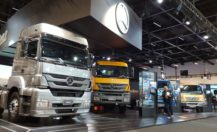 mercedes camiones 2018 fenatran