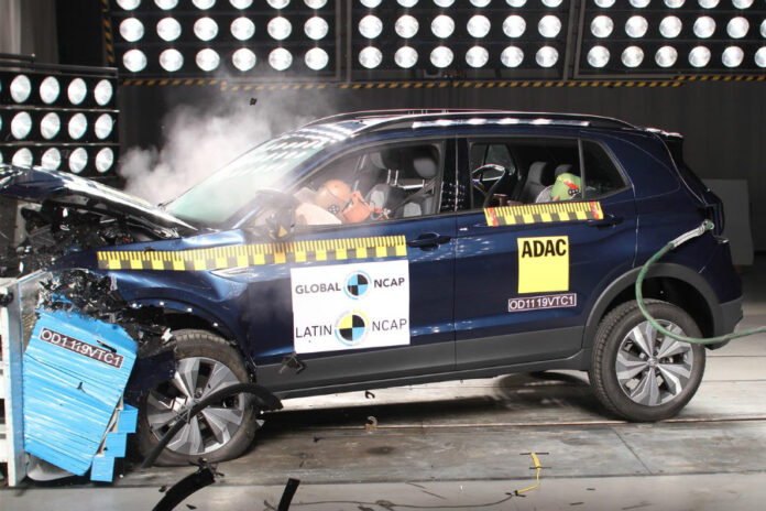 Volkswagen T Cross 6 Airbags test Latin NCAP 1 Volkswagen T Cross 6 Airbags test Latin NCAP 1