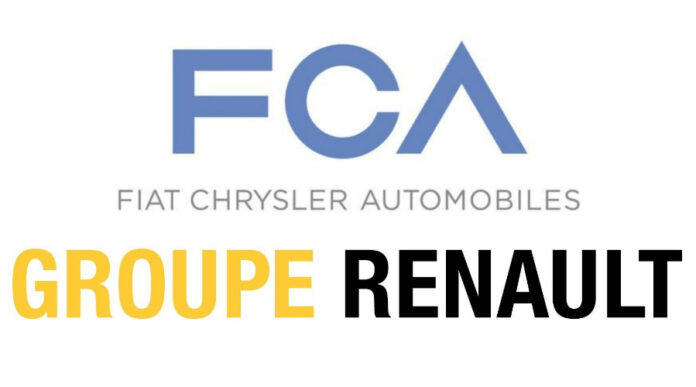 FCA Groupe Renault logo 1 FCA Groupe Renault logo 1