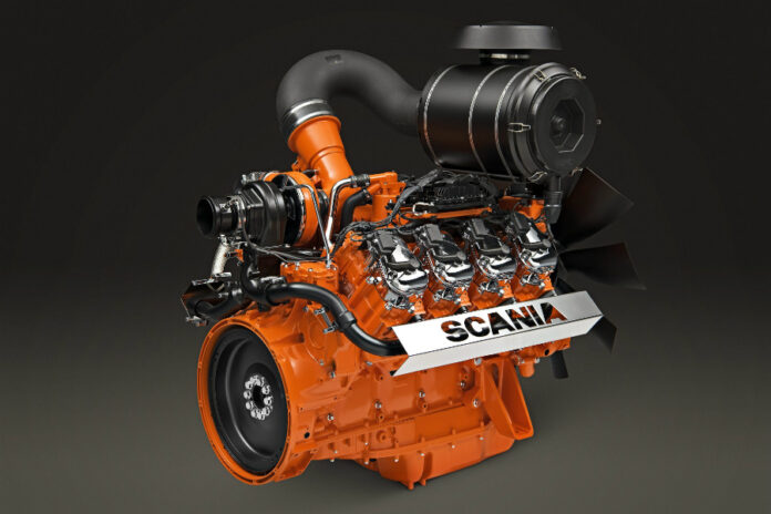 Motor a Gas Scania Motor a Gas Scania