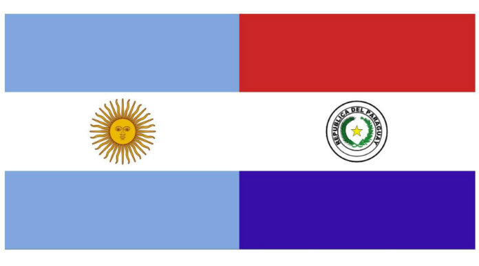 Banderas Argentina Paraguay 1 Banderas Argentina Paraguay 1