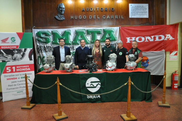 Donacion Honda Motor Argentina a SMATA Donacion Honda Motor Argentina a SMATA