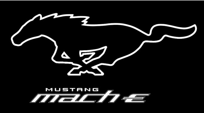 Ford Mustang Mach E Pony White 1 Ford Mustang Mach E Pony White 1