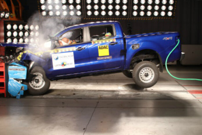 Ford Ranger test impacto frontal Latin NCAP dic 2019 1 Ford Ranger test impacto frontal Latin NCAP dic 2019 1