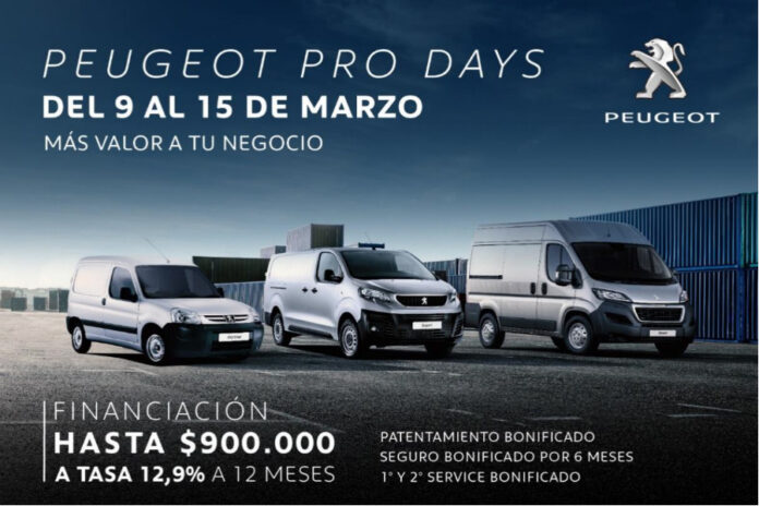 Peugeot Pro Days marzo 2020