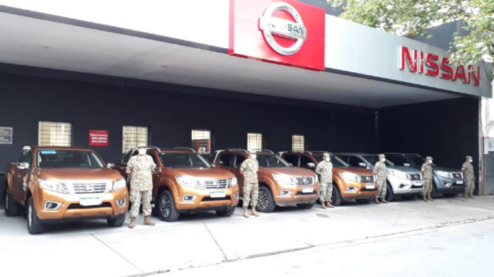 Prestamo de camionetas Nissan Frontier al Ejercito Argentino 1 Prestamo de camionetas Nissan Frontier al Ejercito Argentino 1