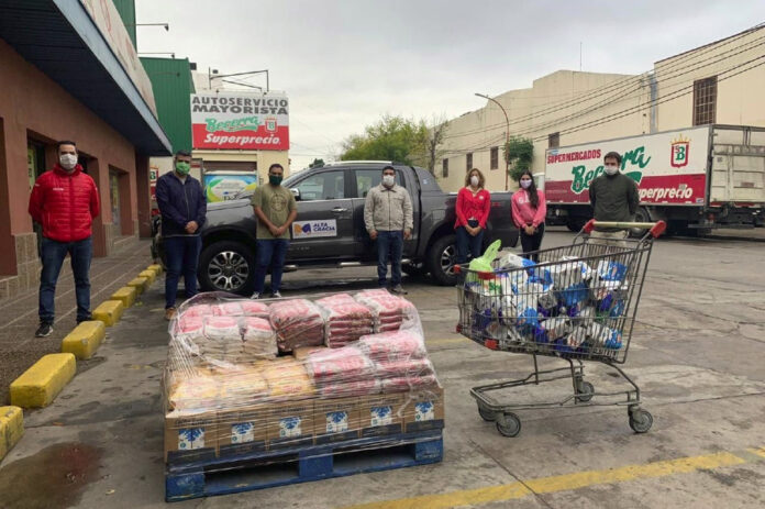 Las donaciones de Oreste Berta SA a ONGs de Alta Gracia fueron trasladadsas en una Ford Ranger 1 Las donaciones de Oreste Berta SA a ONGs de Alta Gracia fueron trasladadsas en una Ford Ranger 1