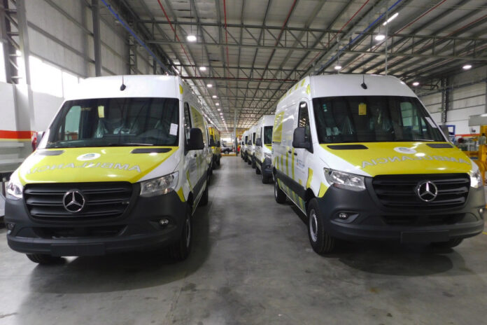 Llegaron ambulancias Mercedes Benz a Formosa. Foto 1 Llegaron ambulancias Mercedes Benz a Formosa. Foto 1