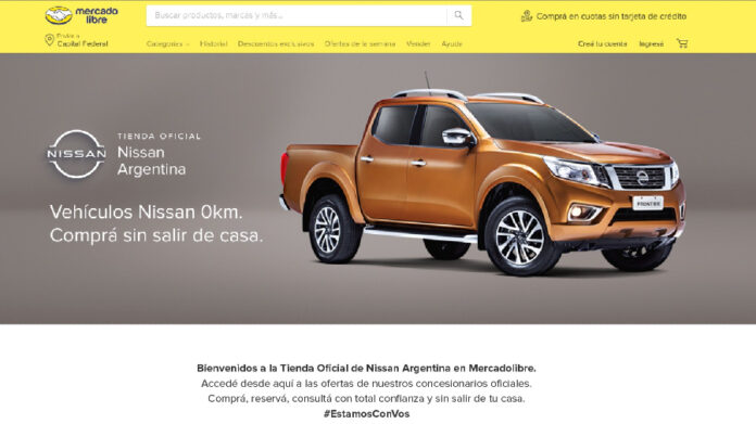 Tienda oficial Nissan en Mercado Libre ARG 1