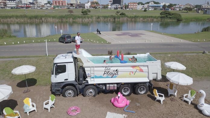 El Pool Truck de Mercedes fue premiado en Brasil El Pool Truck de Mercedes fue premiado en Brasil