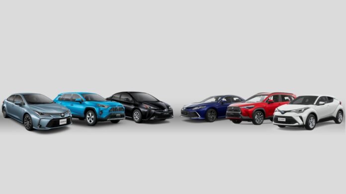 Line up hibridos Toyota Line up hibridos Toyota