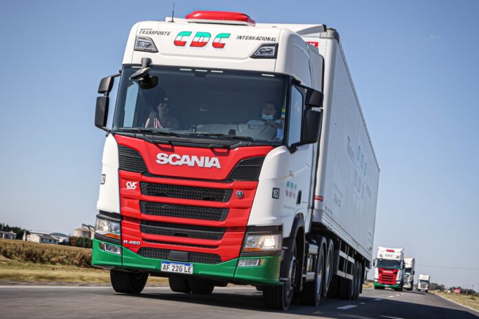 Camiones Scania a GNC de Transporte CDC 1