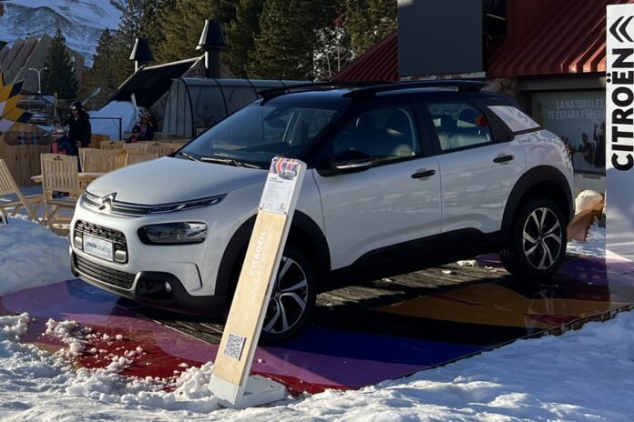 Citroen este invierno 2022 en Las Lenas C4 Cactus