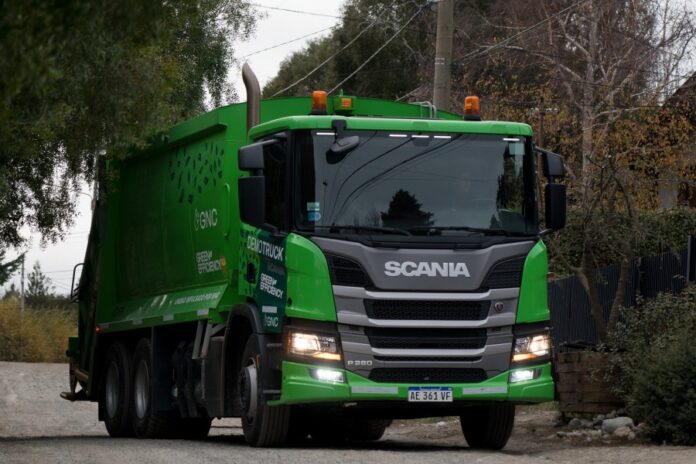 Bariloche probo los beneficios del Scania a GNC para la higiene urbana 1 Bariloche probo los beneficios del Scania a GNC para la higiene urbana 1