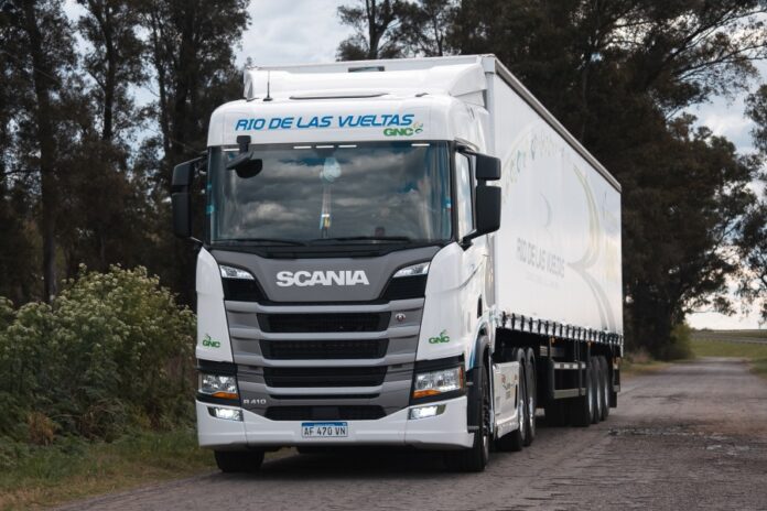 Camiones a GNC Scania de Rio de las Vueltas 1