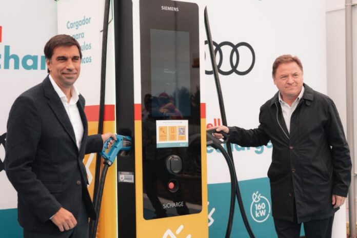 Audi y Raizen potenciaran la red de cargadores Shell Recharge Audi y Raizen potenciaran la red de cargadores Shell Recharge