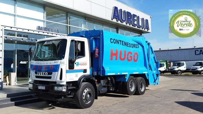 Gobierno de la Ciudad de Buenos Aires le entrego al cliente Iveco Contenedores Hugo un Certificado Verde 1
