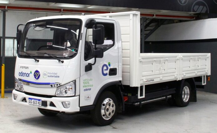 Edenor adquiere el primer camión eléctrico de Foton - eAumark