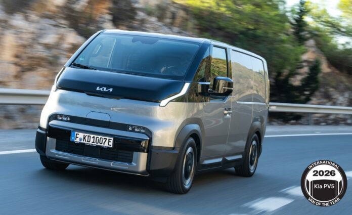Kia PV5 wins the '2026 International Van of the Year' 1
