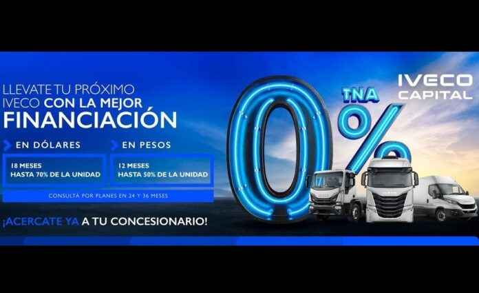 Financiación tasa 0% Iveco - Diciembre 2025