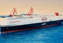 El buque BYD Changzhou llegó a la Argentina