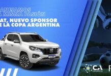 Fiat, auspiciante oficial de la Copa Argentina 2026