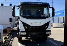 Iveco presentó el Tector 8×4 en la Expo San Juan Minera 2026